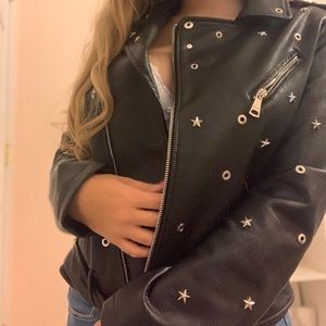 Authentic Vigoss Studded Leather Jacket